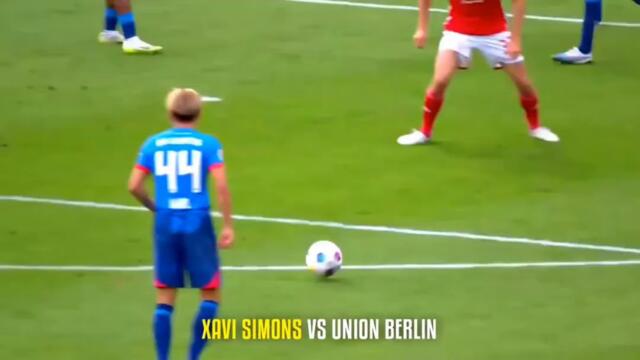Inacreditável o gol de Xavi Simons pelo RB Leipzig x Union Berlin