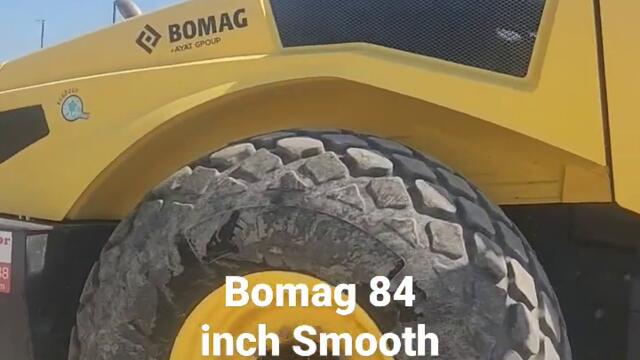 Bomag 84 inch Smooth Roller #heavyequipment #bomag #84inch #Smooth #Roller #construction