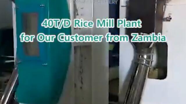 40t/d Rice Mill Plant | Rice Process Machinery in Zambia - hongjia Grain Machinery #ricemillsupplier