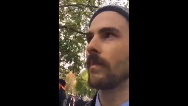 Tim Pools hat is removed