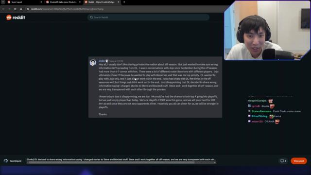 My Response to TL Dodo