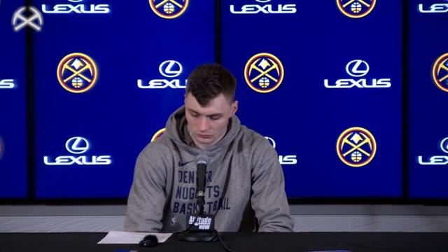 Christian Braun Full Post Game Press Conference vs. Jazz 🎙