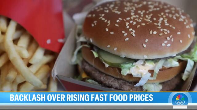 McDonald's, fast food chains respond to backlash over rising prices
