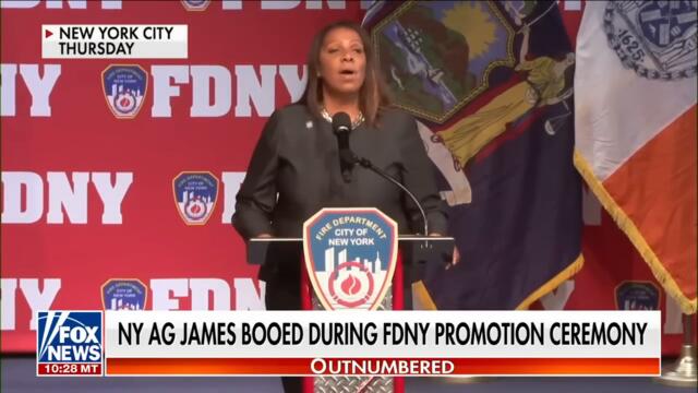 Letitia James laid the groundwork for boos, 'Trump' chants from FDNY: Kilmeade