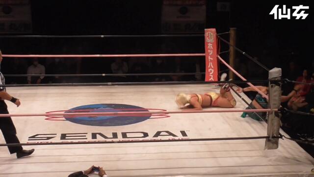【女子プロレス】岡優里佳vs狐伯  2023年11月16日宮城野区文化センター