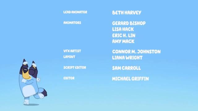 Bluey End Credits with Run With Us By Lisa Lougheed