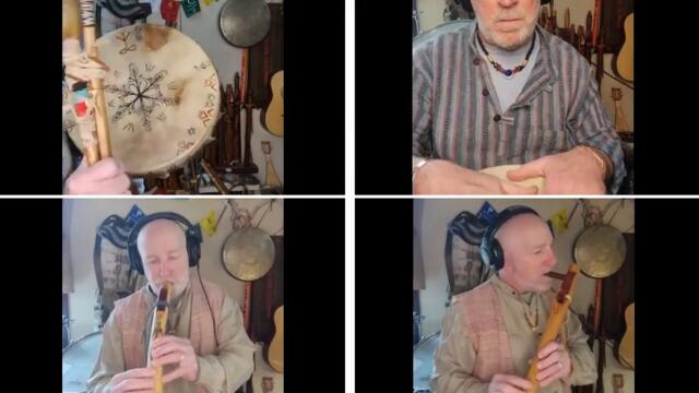 Ken Nothos plays a song for March full moon