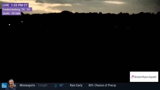 The Weather Channel goes crazy for the eclipse totality.