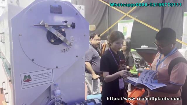 Hongjia Grain Machinery in 2024 China Import and Export Fair #ricemillsupplier #ricemill