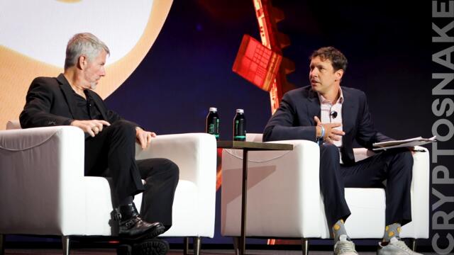 Michael Saylor & Bill Miller @ Bitcoin 2023 Conference in Miami