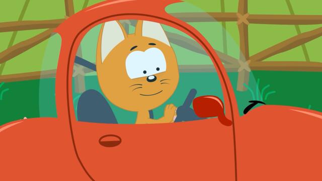 ГРУЗОВИК Бип-Бип - Котёнок Котэ поёт песенки! - Разные машинки и даже Синий Трактор!