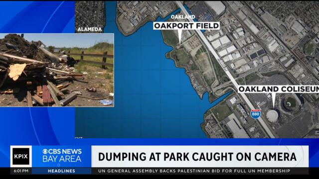 Brazen illegal dumping in Oakland caught on camera