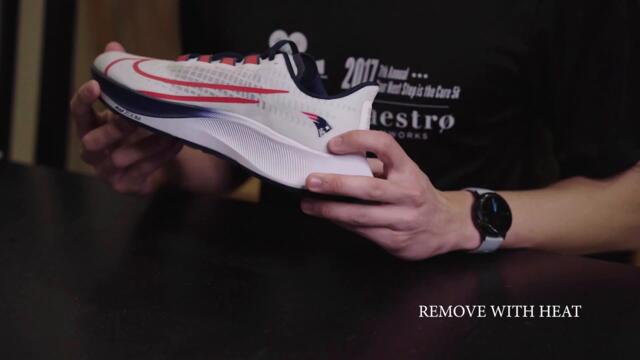 Trying to remove a logo from new shoes | Personal Trynance | Running Shoe Buying