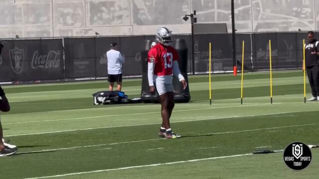 AIDAN O’CONNELL THROWS ON THE RUN IN OTAs; SHOWS ZIP & ACCURACY WHILE COMPETING WITH MINSHEW FOR QB1