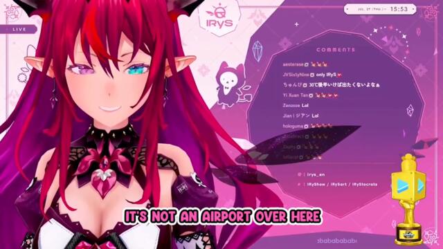 IRyS talks seriously about the "new oshi joke"