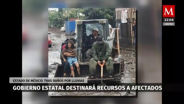 Gobierno del Edomex realizará censo de afectados por lluvias este fin de semana