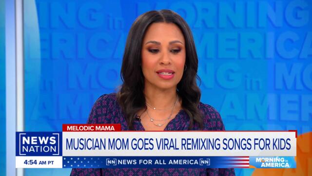 Mom goes viral remixing songs using baby toys | Morning in America