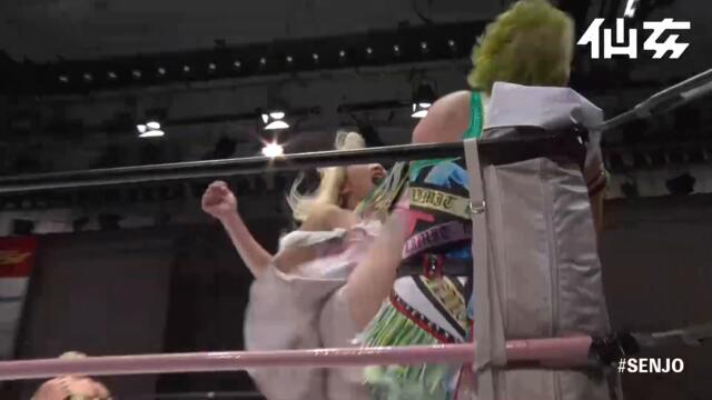 【女子プロレス】愛海&水波綾&安納サオリvs高橋奈七永&ZONES &Chi Chi  2024年4月14日後楽園ホール