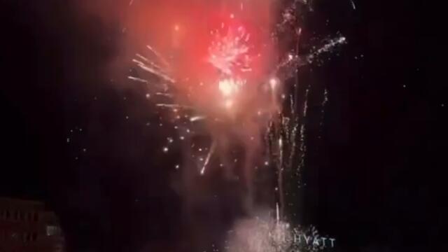 Turkish Fans set off fireworks outside sleeping Dutch players Hotel #euro2024 #football #soccer