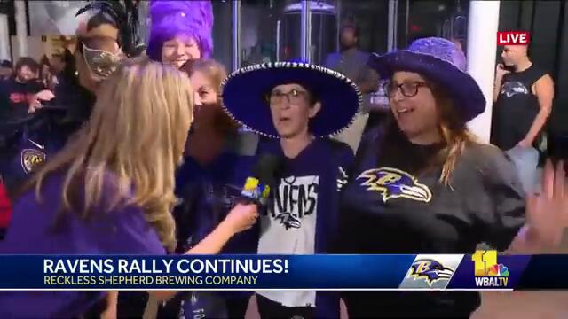 It's electric at our Ravens pep rally in Columbia