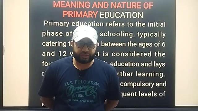 MEANING AND NATURE OF ELEMENTARY EDUCATION BG 5TH SEMESTER EDUCATION