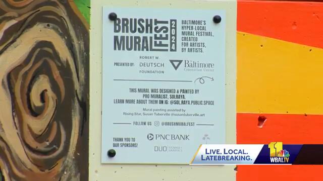 Artists take part in second annual Brush Mural Fest