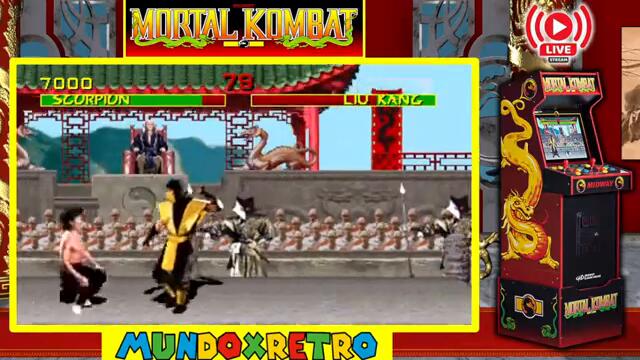 Gameplay - Mortal Kombat  - mundoxretro - live stream