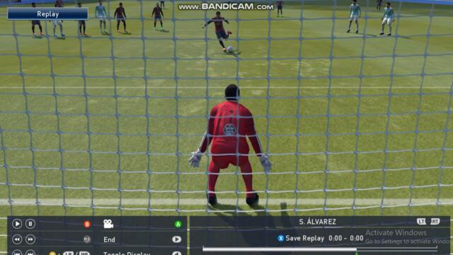 PES 2015 повторение на гол