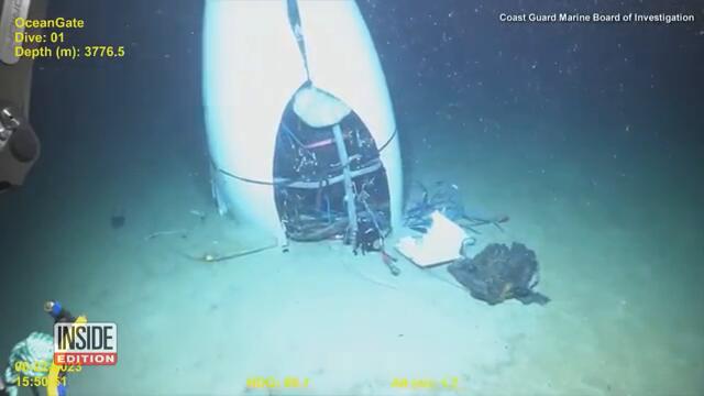 Titan Footage Shows Submersible 990 Feet From Titanic