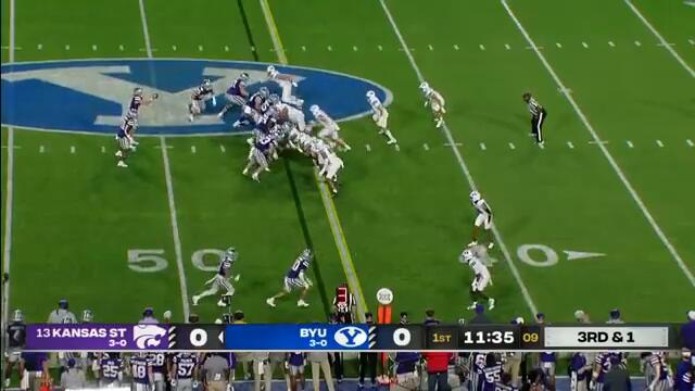 BYU Football vs Kansas State || FULL GAME HIGHLIGHTS || September 21, 2024