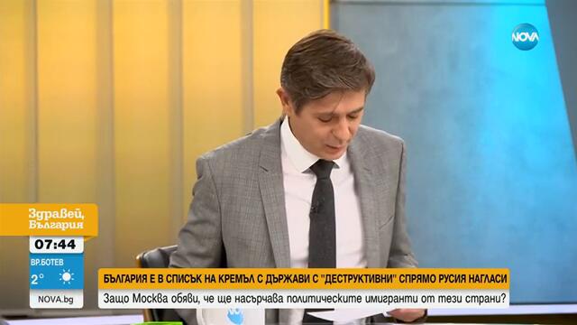 България е в нов "черен" списък на Русия: Как Кремъл ще действа спрямо държавите с „деструктивни ...