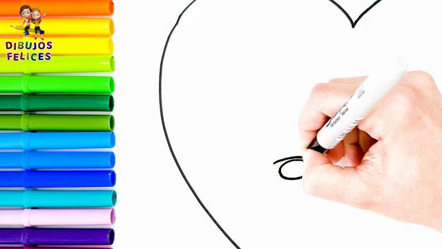 Dibuja y Colorea A Mickey Mouse Y Minnie Mouse ⚫⚫❤️⚫🎀⚫ Dibujos Para Niños