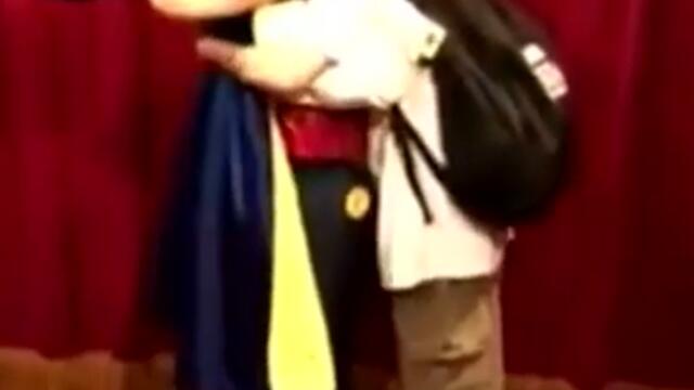 Man Meeting Mickey Mouse Moved to Tears #shorts