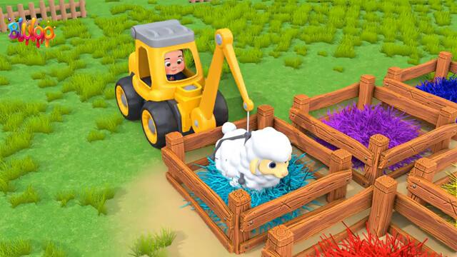 Learn colors with Baa Baa Black Sheep | BluLoo Nursery Rhymes & Kids Songs