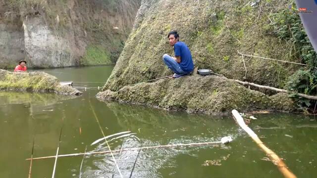 camp fishing ep,39 IKAN BABON INI SEPERTI ADA YANG NGASIH #mancing #jawabarat @AziSFishing