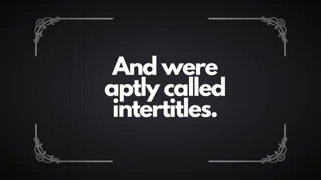 A Quick History of Subtitles