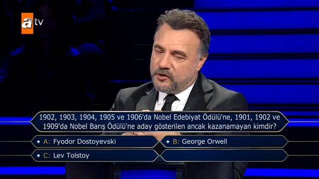 ODTÜ öğrencisi Meryem Topal 500 bin TL değerindeki soruya doğru cevabı verecekti...