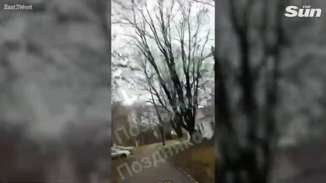 'Brit-supplied Storm Shadow missile fired into Russia for first time' as fragments seen in Kursk