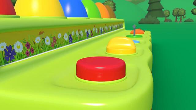 ИГРЫ КОТЭ С РАЗНОЦВЕТНЫМИ ЯЙЦАМИ - Изучаем названия цветов и фруктов!
