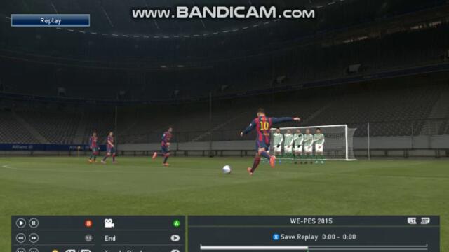 PES 2015 freekick с Меси