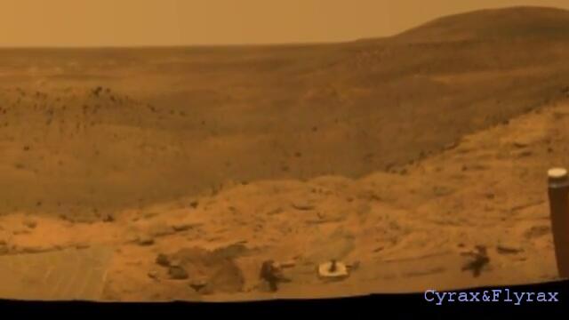 The mermaid statue on mars