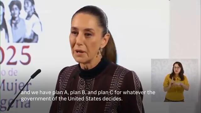 Mexico's president responds to Trump’s tariff threat