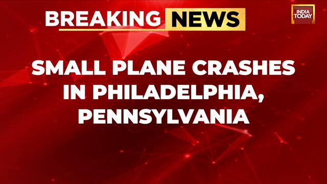 US President Donald Trump Reacts On Philadelphia Plane Crash | India Today