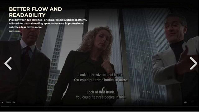 Generate AI subtitles with subtitling.net