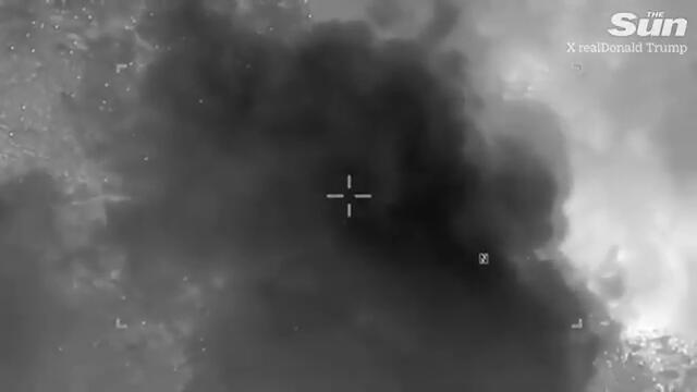 Trump releases ‘unclassified’ footage of deadly US airstrikes blitzing ISIS terrorists