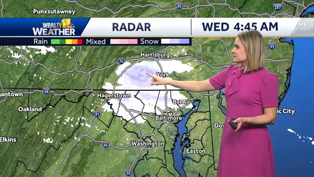 Maryland weather: Icy conditions expected overnight in Maryland