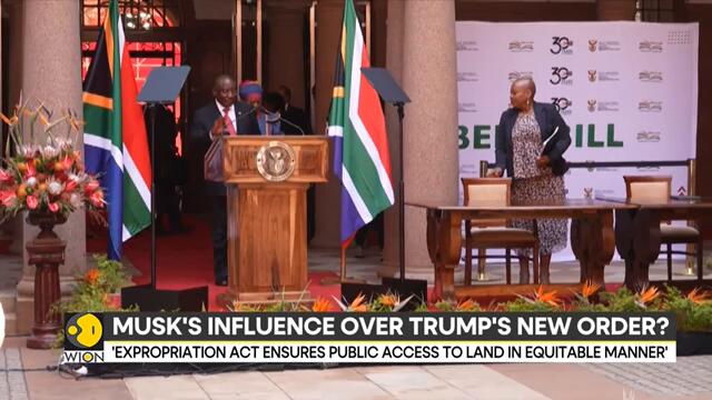 US President Donald Trump Accuses South Africa Of Confiscating Land | World News | WION