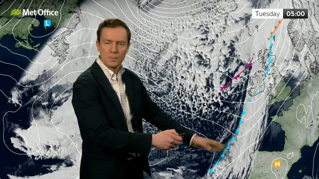 04/02/2025 – Rain clearing later in afternoon – Afternoon Weather Forecast UK – Met Office Weather