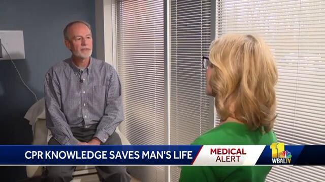 A stranger's quick thinking saved someone's life