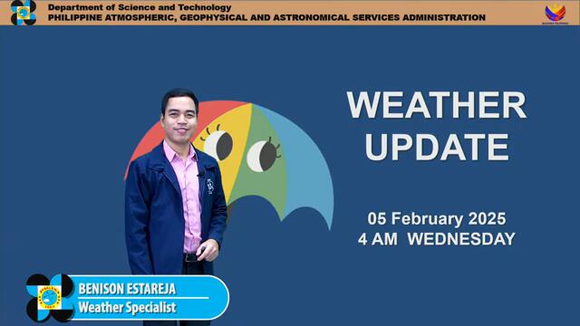 Public Weather Forecast issued at 5AM | February 5, 2025 - Wednesday